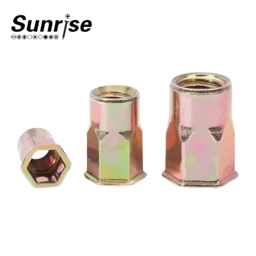 RIVET NUT HALF HEX COUNTERSUNK HEAD 4 RIVET NUT HALF HEX COUNTERSUNK HEAD 4